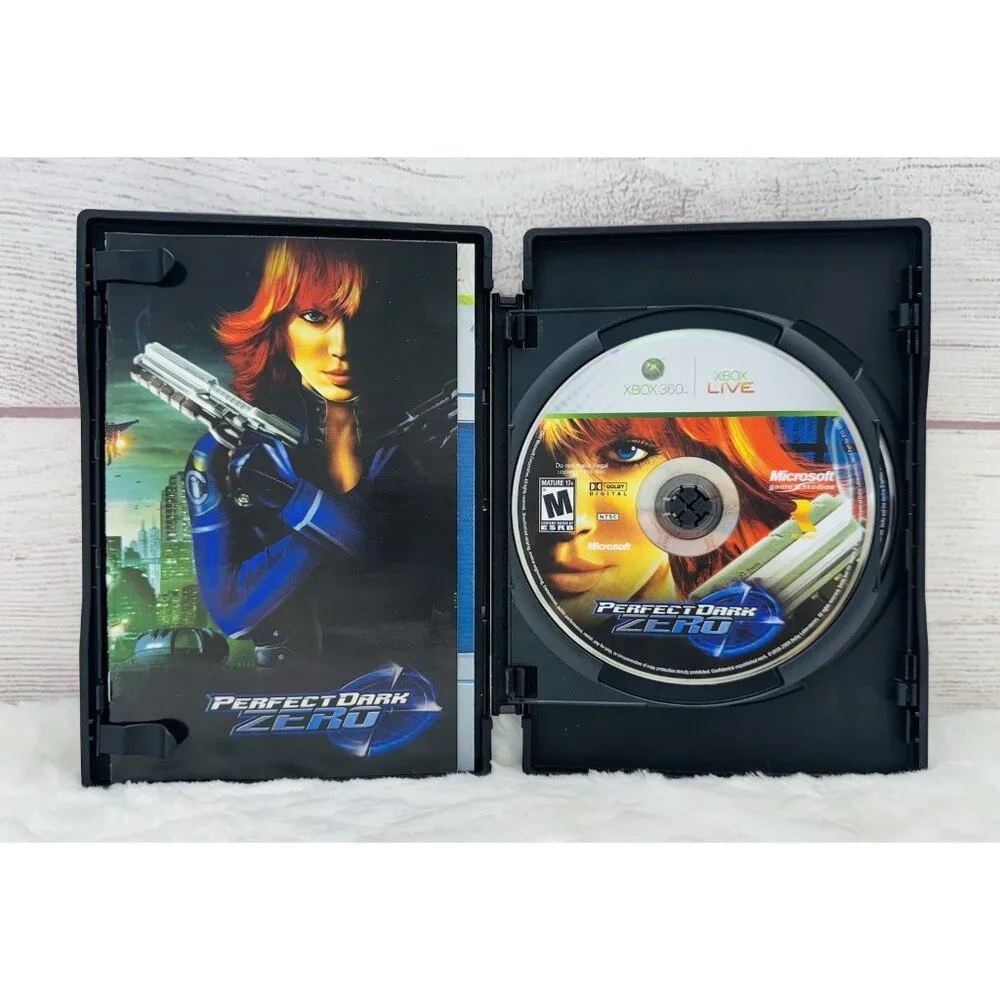 Perfect Dark Zero (Xbox 360, 2005) Limited Collector's Edition Steelbook USED